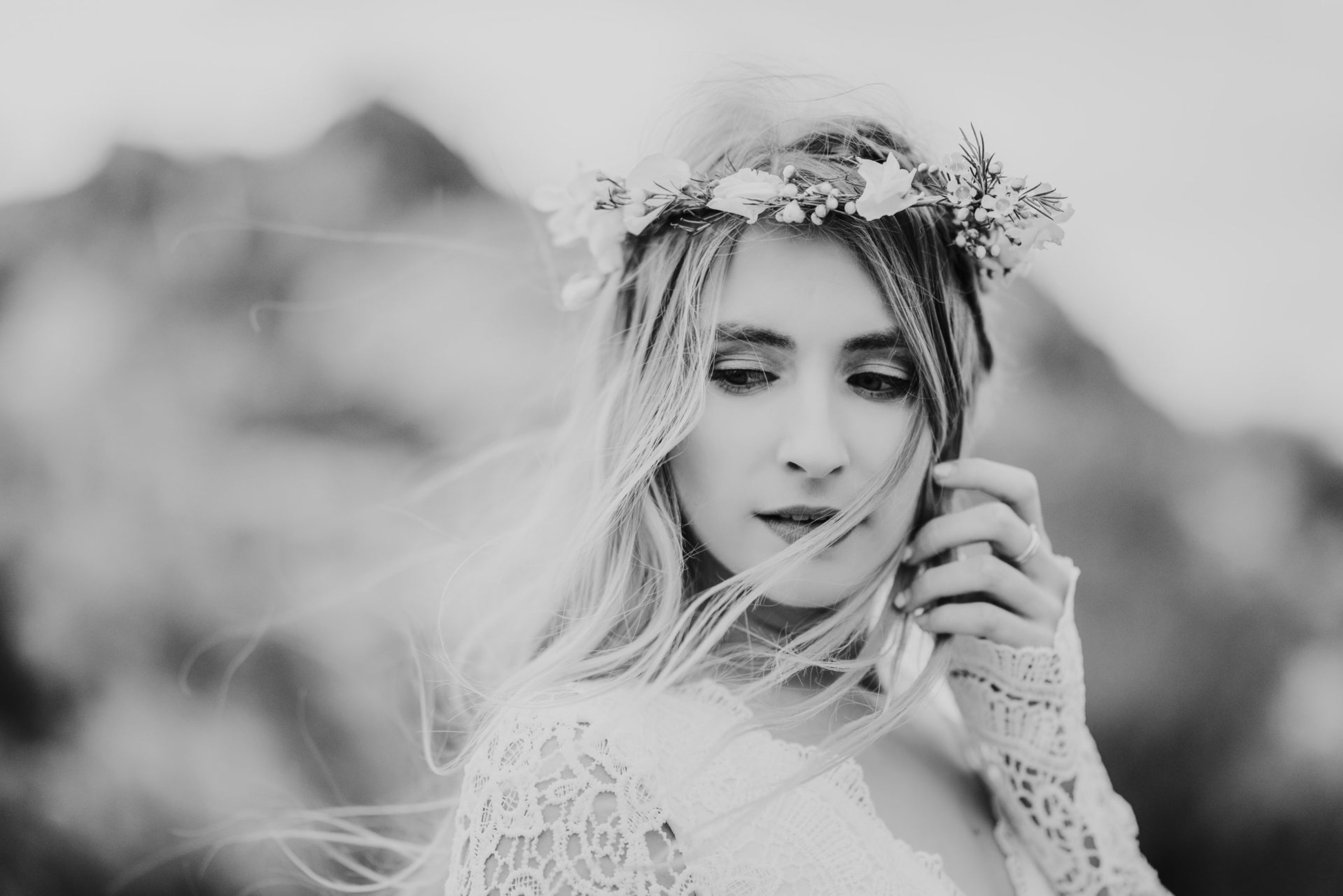 Antelope Island Bridal Photo Shoot