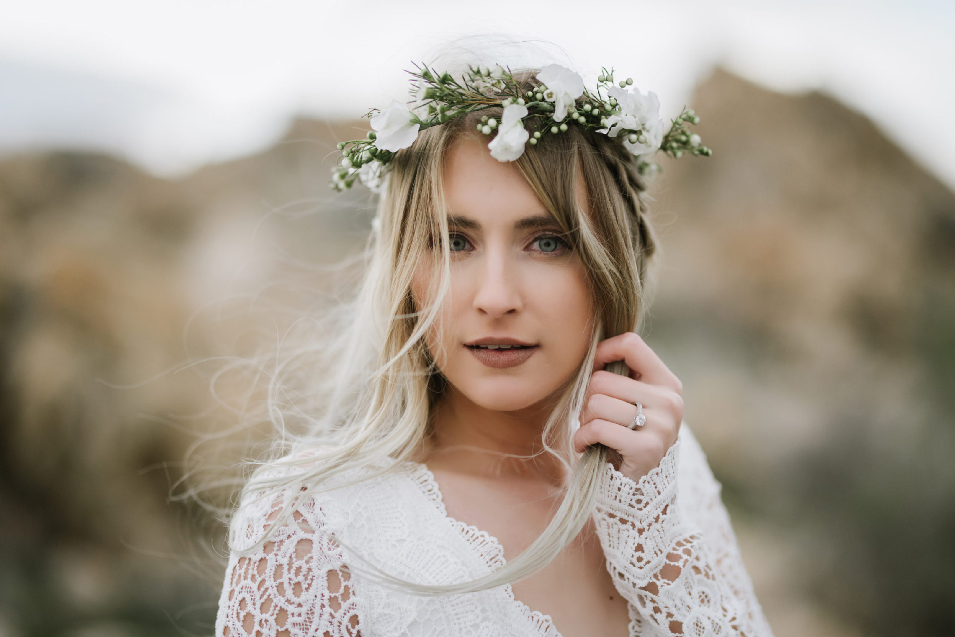 Antelope Island Bridal Photo Shoot