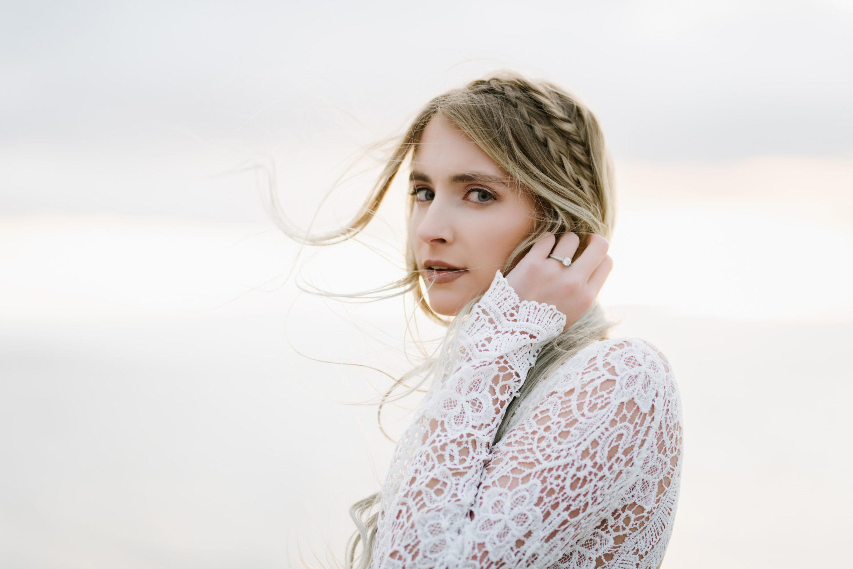 Antelope Island Bridal Photo Shoot