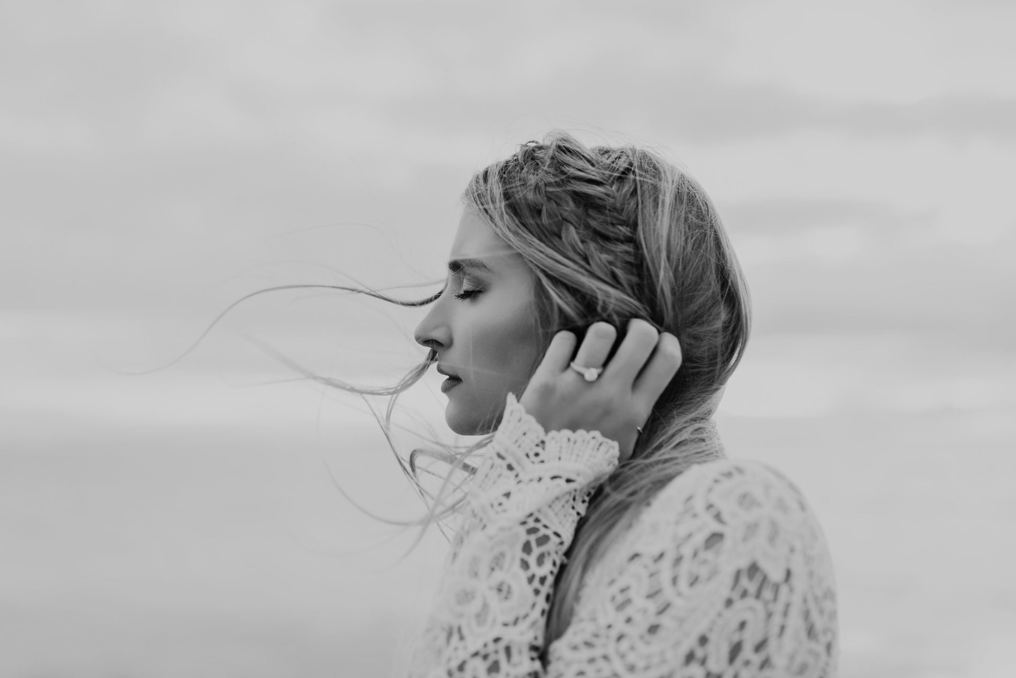 Antelope Island Bridal Photo Shoot